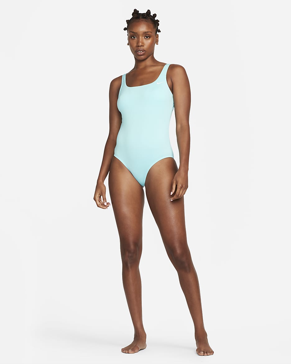 Blue nike swimsuit best sale